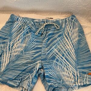 Tommy Bahama Tropical Blue Men's Swim Trunks